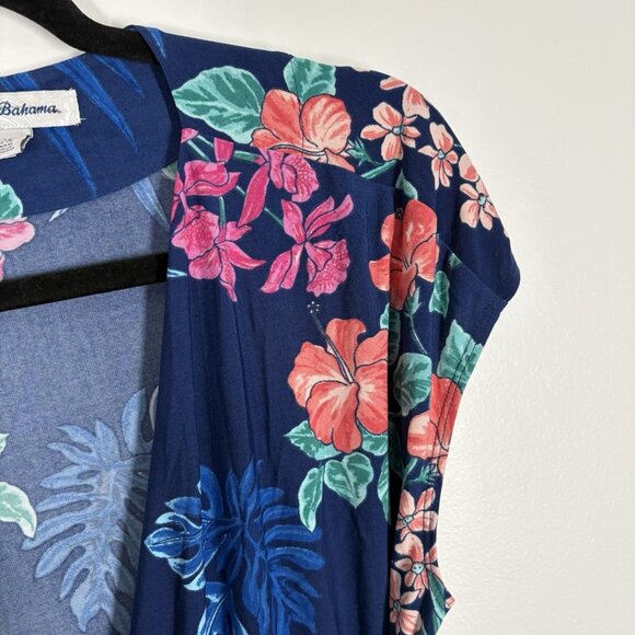 Tommy Bahama Women L Carmela Fabric Clara Breezy Bouquet Faux-Wrap Dress NWOT - Picture 9 of 12